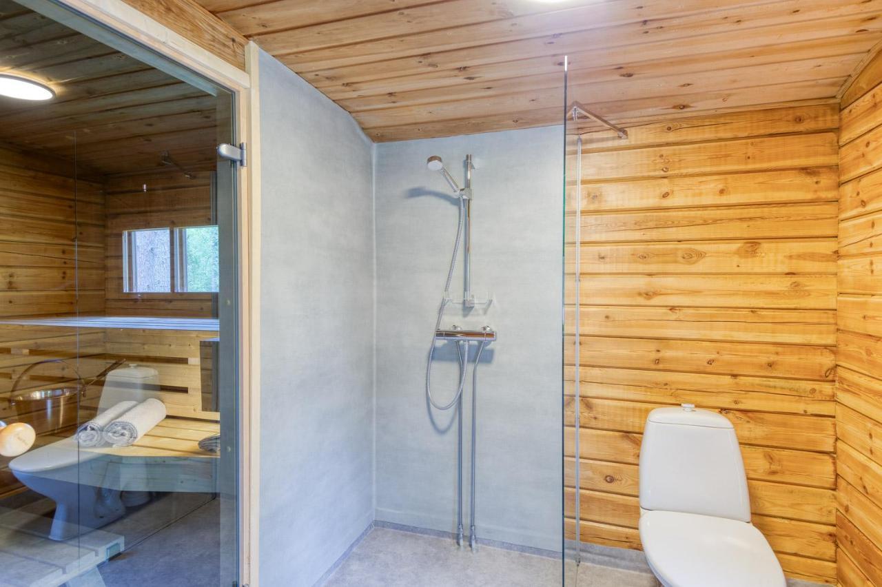 Pinetree Cottages Cozy Log Cabin Kalanti Bagian luar foto
