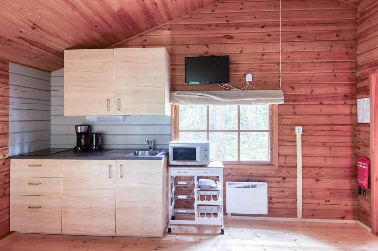 Pinetree Cottages Cozy Log Cabin Kalanti Bagian luar foto