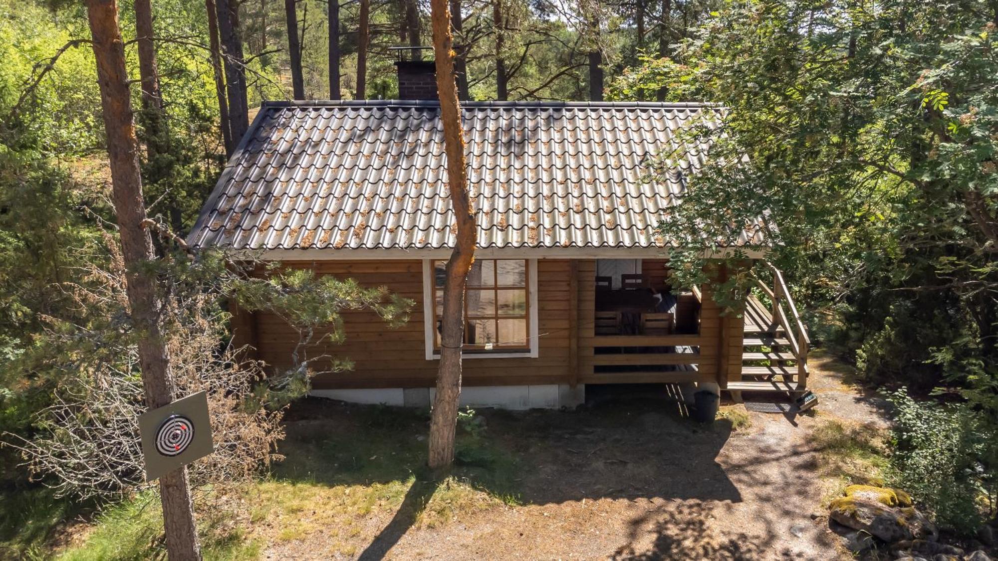 Pinetree Cottages Cozy Log Cabin Kalanti Bagian luar foto